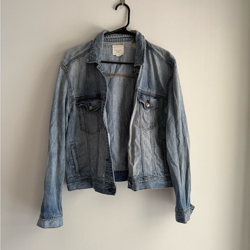 American Eagle Outfitters Light Blue Jean Jacket